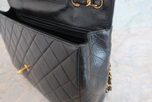 将图片加载到图库查看器，CHANEL/香奈儿 中号CF 单盖包 链条包 羊皮 Black/Gold hadware(黑色/金色金属) 肩背包 600070065
