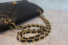 画像をギャラリービューアに読み込む, CHANEL/シャネル パリ限定マトラッセダブルフラップチェーンショルダーバッグ ラムスキン ブラック/ゴールド金具 ショルダーバッグ 800050133
