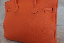 将图片加载到图库查看器，HERMES BIRKIN 30 Togo leather Orange □R刻印 Hand bag 600090283
