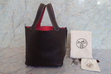 画像をギャラリービューアに読み込む, HERMES／エルメス ピコタンロックカザックPM トリヨンクレマンス フランボワーズ/ルージュセリエ Z刻印 ハンドバッグ 800010128
