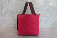 画像をギャラリービューアに読み込む, HERMES／エルメス ピコタンロックカザックPM トリヨンクレマンス フランボワーズ/ルージュセリエ Z刻印 ハンドバッグ 800010128
