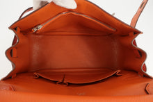 Load image into Gallery viewer, HERMES JYPSIERE 28 Clemence leather Orange □O Engraving Shoulder bag 800100007
