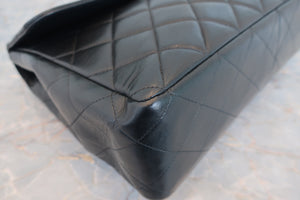 CHANEL/シャネル 中マトラッセシングルフラップチェーンショルダーバッグ ラムスキン ブラック/ゴールド金具 ショルダーバッグ 700070111