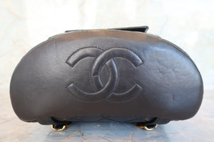 CHANEL/シャネル マトラッセチェーンリュック ラムスキン ブラック/ゴールド金具 リュック 700090222