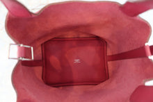 将图片加载到图库查看器，HERMES PICOTIN LOCK PM Clemence leather Ruby □R刻印 Hand bag 600080207
