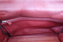 将图片加载到图库查看器，HERMES  KELLY 35 Clemence leather Rouge H □F刻印 Shoulder bag 800080210
