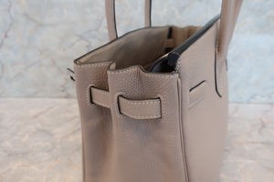 HERMES／エルメス バーキン30 トリヨンクレマンス トゥルティエールグレー □K刻印 ハンドバッグ 700040036