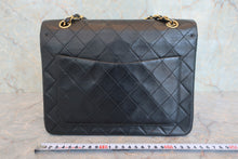 画像をギャラリービューアに読み込む, CHANEL/シャネル マトラッセＷフラップＷチェーンショルダーバッグ ラムスキン ブラック/ゴールド金具 ショルダーバッグ 800040130
