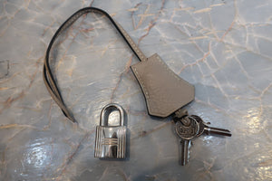 HERMES／エルメス バーキン30 トリヨンクレマンス トゥルティエールグレー □K刻印 ハンドバッグ 700040036