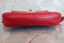 Load image into Gallery viewer, CHANEL Vicolore waist pouch Lambskin Red/Gold hadware Waist pouch 60005056
