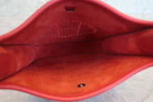 Load image into Gallery viewer, HERMES  EVELYNE TPM Clemence leather Vermillon Z Engraving Shoulder bag 700080179
