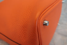 Load image into Gallery viewer, HERMES PICOTIN LOCK PM Clemence leather Orange poppy A Engraving Hand bag 800010088
