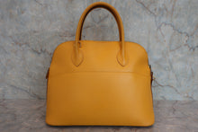 将图片加载到图库查看器，HERMES BOLIDE 35 Graine Couchevel leather Jaune □A刻印 Shoulder bag 800020121

