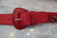 Load image into Gallery viewer, CHANEL Vicolore waist pouch Lambskin Red/Gold hadware Waist pouch 60005056
