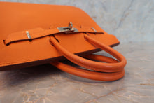 画像をギャラリービューアに読み込む, HERMES／エルメス バーキン25 ヴォーエプソン オレンジ □K刻印 ハンドバッグ 700080147
