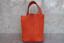 Load image into Gallery viewer, HERMES PICOTIN LOCK GM Clemence leather Feu T Engraving Hand bag 600080214
