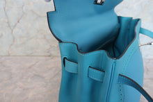 画像をギャラリービューアに読み込む, HERMES／エルメス ケリー35 ギリーズ トゴ/ヴォースイフト ターコイズ T刻印 ショルダーバッグ 700100241
