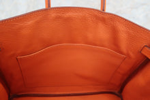 画像をギャラリービューアに読み込む, HERMES／エルメス バーキン25 ヴォーエプソン オレンジ □K刻印 ハンドバッグ 700080147

