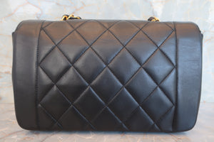 CHANEL/シャネル ダイアナマトラッセチェーンショルダーバッグ ラムスキン ブラック/ゴールド金具 ショルダーバッグ 700060065