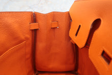 画像をギャラリービューアに読み込む, HERMES／エルメス バーキン25 ヴォーエプソン オレンジ □K刻印 ハンドバッグ 700080147
