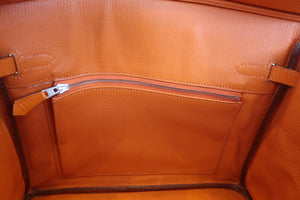 HERMES／エルメス バーキン25 ヴォーエプソン オレンジ □K刻印 ハンドバッグ 700080147
