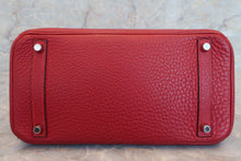 将图片加载到图库查看器，HERMES BIRKIN 30 Fjord leather Rouge garance □I刻印 Hand bag 600090281
