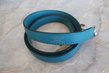 画像をギャラリービューアに読み込む, HERMES／エルメス ケリー35 ギリーズ トゴ/ヴォースイフト ターコイズ T刻印 ショルダーバッグ 700100241
