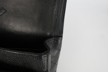 将图片加载到图库查看器，CHANEL/香奈儿 CF 双盖 双链条包 荔枝皮 Black/Silver hardware(黑色/银色金属) 肩背包 800090131

