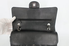 将图片加载到图库查看器，CHANEL/香奈儿 CF 双盖 双链条包 荔枝皮 Black/Silver hardware(黑色/银色金属) 肩背包 800090131
