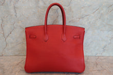 画像をギャラリービューアに読み込む, HERMES／エルメス バーキン35 トゴ ヴァーミリオン □H刻印 ハンドバッグ 700100212
