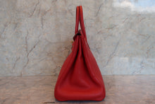 画像をギャラリービューアに読み込む, HERMES／エルメス バーキン35 トゴ ヴァーミリオン □H刻印 ハンドバッグ 700100212
