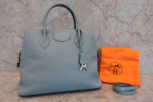 画像をギャラリービューアに読み込む, HERMES／エルメス ボリード35 トリヨンクレマンス シエル □M刻印 ショルダーバッグ 800080198
