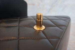 CHANEL/シャネル ダイアナマトラッセチェーンショルダーバッグ ラムスキン ブラック/ゴールド金具 ショルダーバッグ 700060065