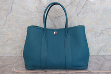 将图片加载到图库查看器，HERMES GARDEN PARTY TPM Negonda leather Blue izmir X刻印 Tote bag 600080198
