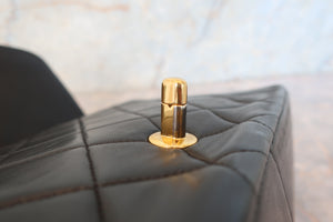 CHANEL/シャネル ダイアナマトラッセチェーンショルダーバッグ ラムスキン ブラック/ゴールド金具 ショルダーバッグ 700090232