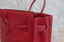 将图片加载到图库查看器，HERMES BIRKIN 30 Fjord leather Rouge garance □I刻印 Hand bag 600090281
