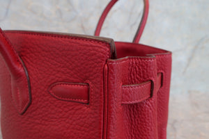 HERMES BIRKIN 30 Fjord leather Rouge garance □I刻印 Hand bag 600090281