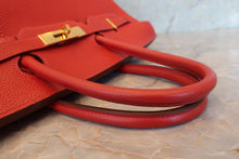 画像をギャラリービューアに読み込む, HERMES／エルメス バーキン35 トゴ ヴァーミリオン □H刻印 ハンドバッグ 700100212
