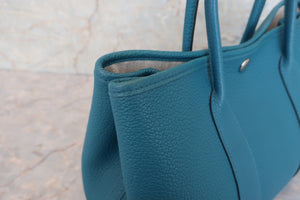 HERMES GARDEN PARTY TPM Negonda leather Blue izmir X刻印 Tote bag 600080198