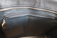 Load image into Gallery viewer, CHANEL Medallion Tote Caviar skin Black/Gold hadware Tote bag 600050230
