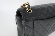画像をギャラリービューアに読み込む, CHANEL/シャネル 中マトラッセＷフラップＷチェーンショルダーバッグ キャビアスキン ブラック/ゴールド金具 ショルダーバッグ 800100006
