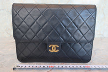 画像をギャラリービューアに読み込む, CHANEL/シャネル マトラッセプッシュロックチェーンショルダーバッグ ラムスキン ネイビー/ゴールド金具 ショルダーバッグ 800060149

