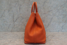 Load image into Gallery viewer, HERMES  GARDEN PARTY PM Negonda leather Orange poppy □R Engraving Tote bag 700120121
