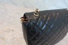 将图片加载到图库查看器，CHANEL/CF 大号经典双C 链条包 羊皮 Black/Gold hadware(黑色/金色金属) 肩背包 800040043
