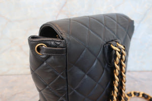 CHANEL/シャネル マトラッセチェーンリュック ラムスキン ブラック/ゴールド金具 リュック 700090168