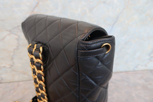 CHANEL/シャネル マトラッセチェーンリュック ラムスキン ブラック/ゴールド金具 リュック 700090168