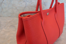 画像をギャラリービューアに読み込む, HERMES／エルメス ガーデンパーティTPM カントリー ルージュトマト X刻印 トートバッグ 700100201
