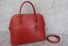 Load image into Gallery viewer, HERMES BOLIDE 35 Box carf leather Brique 〇Y Engraving Shoulder bag 600080215
