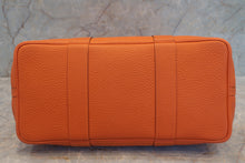 Load image into Gallery viewer, HERMES  GARDEN PARTY PM Negonda leather Orange poppy □R Engraving Tote bag 700120121
