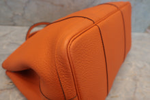 Load image into Gallery viewer, HERMES  GARDEN PARTY PM Negonda leather Orange poppy □R Engraving Tote bag 700120121

